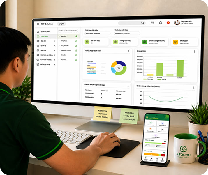 Phần mềm quản lý (Web/app)